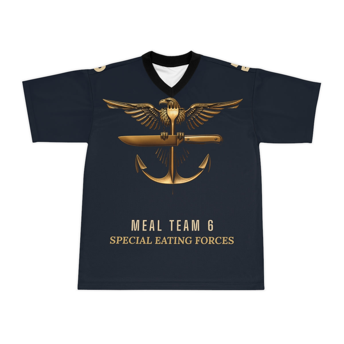 DoD Fitness - MEAL Team 6 - Special Eating Forces Football Jersey