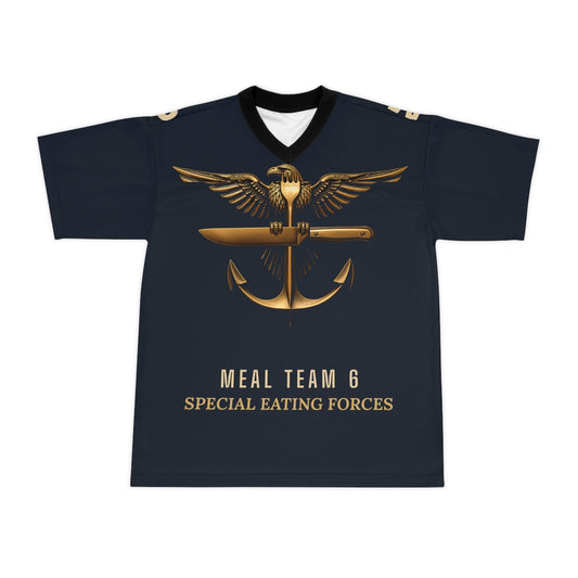 DoD Fitness - MEAL Team 6 - Special Eating Forces Football Jersey
