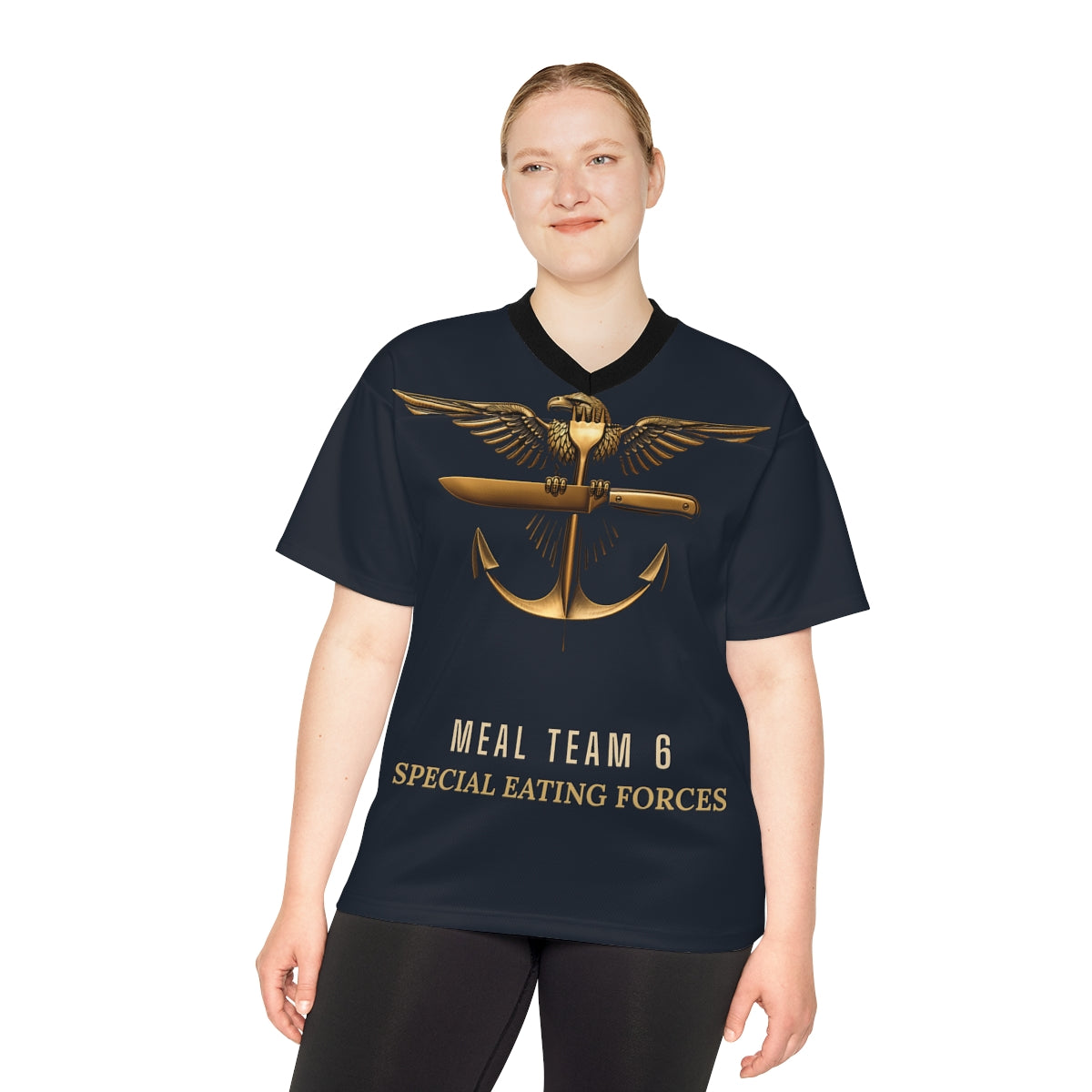 DoD Fitness - MEAL Team 6 - Special Eating Forces Football Jersey
