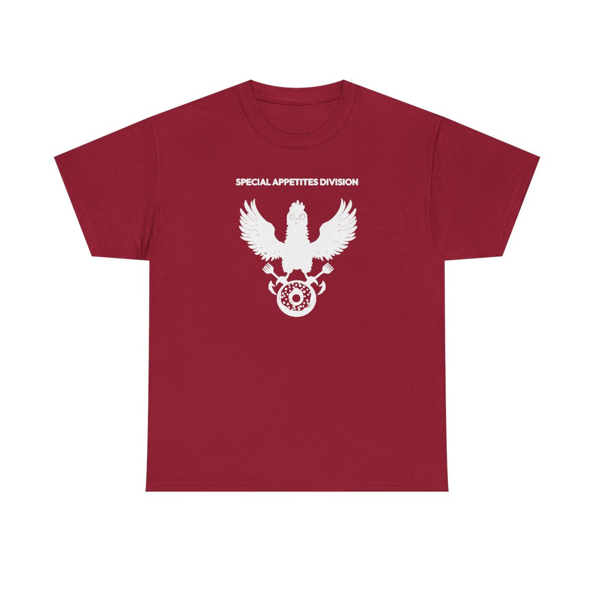 Meal Team Six women's tee in Cardinal Red - funny gym shirt by DoD Fitness
