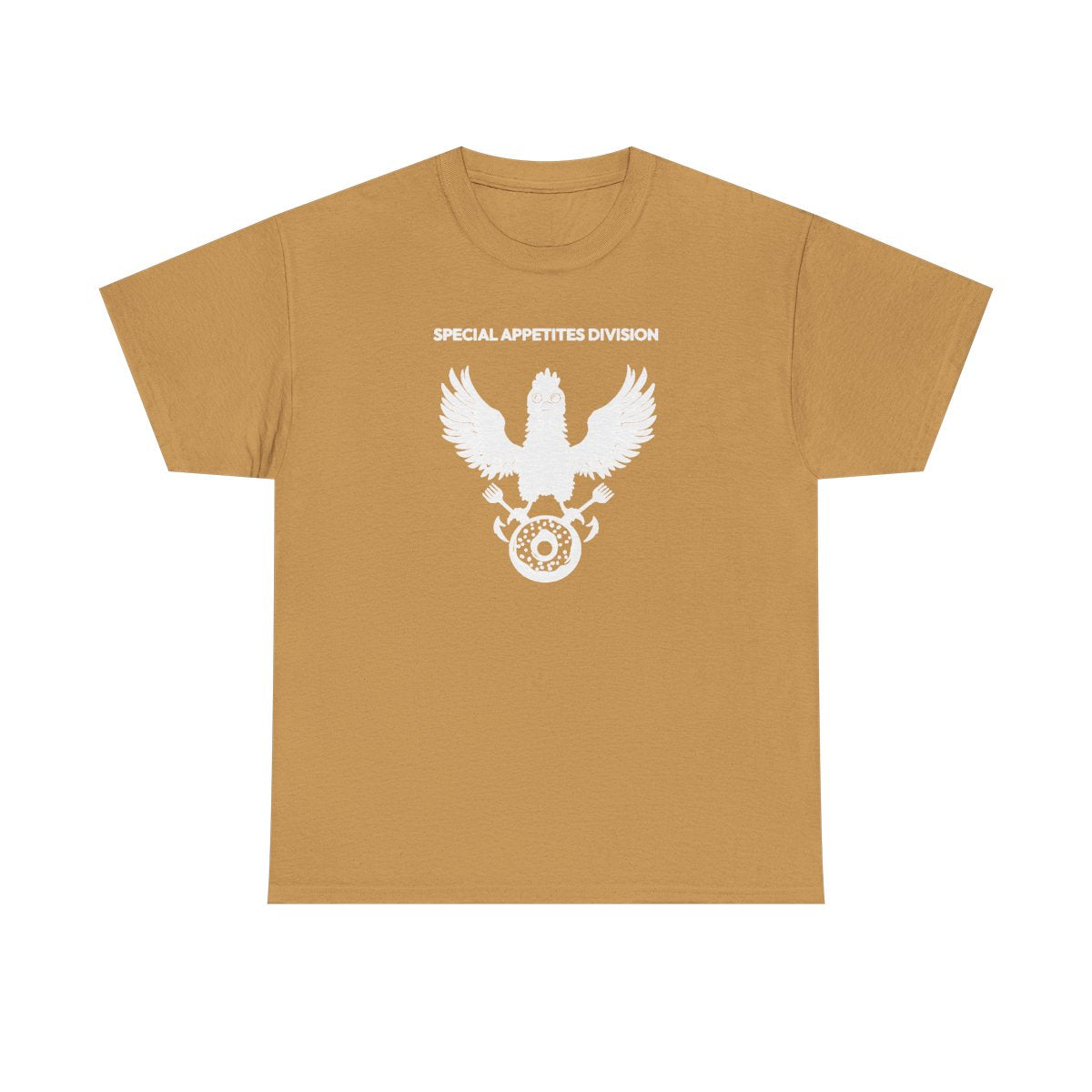 Meal Team Six women's tee in Old Gold - funny gym shirt by DoD Fitness