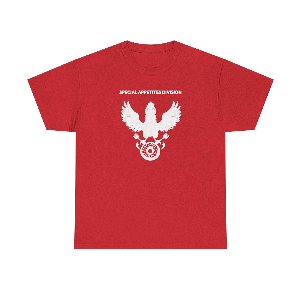 Meal Team Six women's tee in Red - funny gym shirt by DoD Fitness