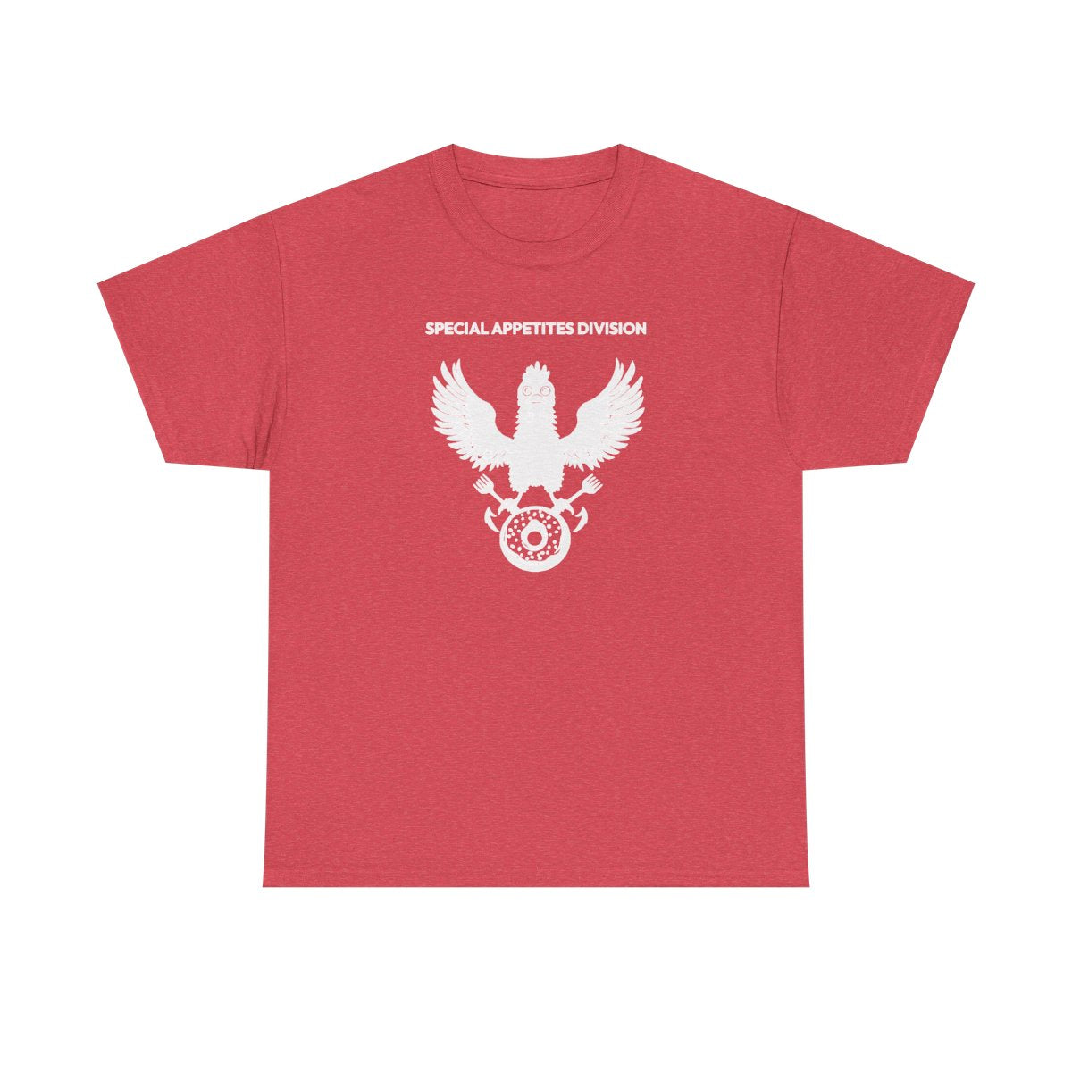 Meal Team Six women's tee in Heather Red - funny gym shirt by DoD Fitness