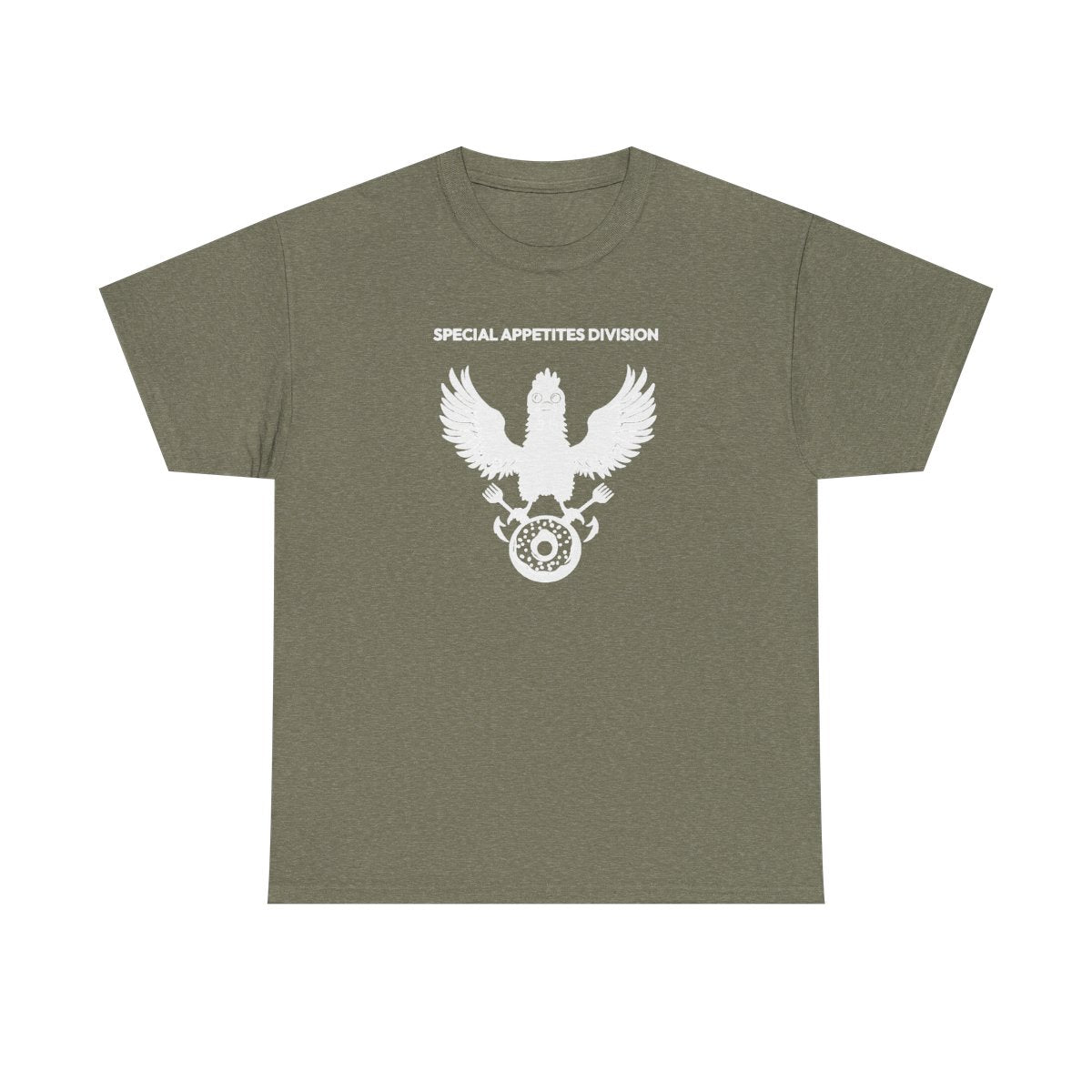 Meal Team Six women's tee in Heather Military Green - funny gym shirt by DoD Fitness