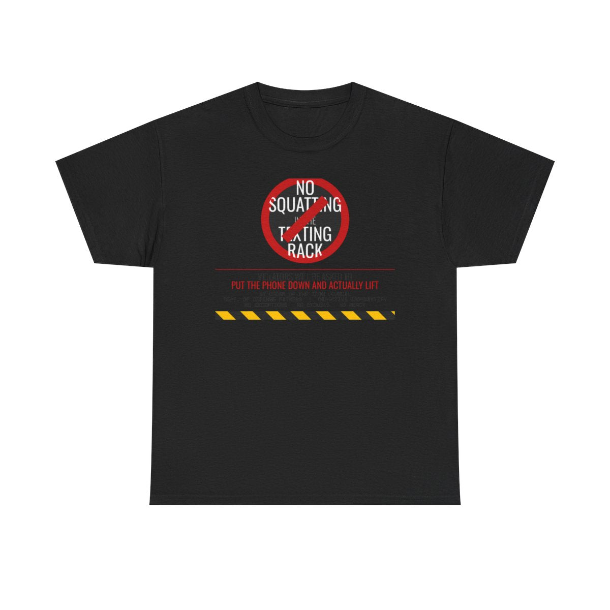 DoD Fitness - No Squatting Texting Rack Women's Tee