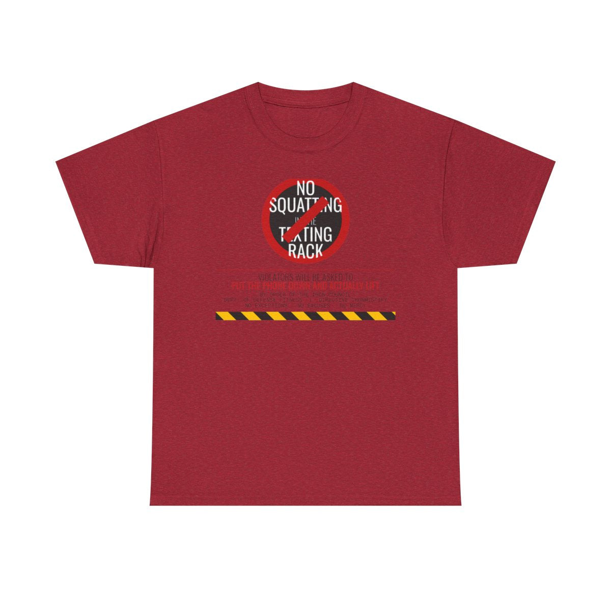DoD Fitness - No Squatting Texting Rack Women's Tee