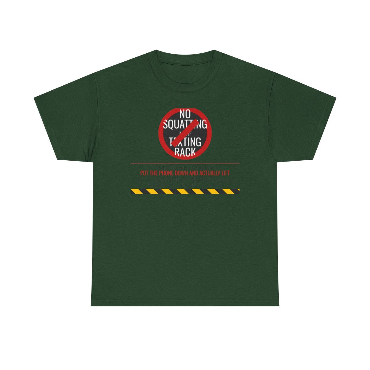 DoD Fitness - No Squatting Texting Rack Women's Tee