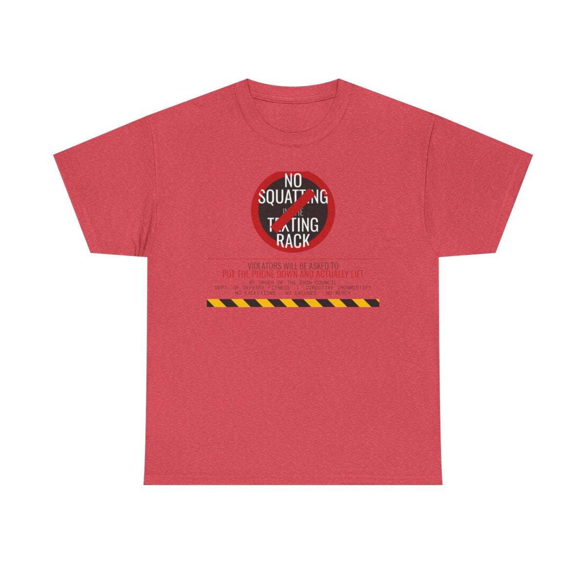 DoD Fitness - No Squatting Texting Rack Women's Tee