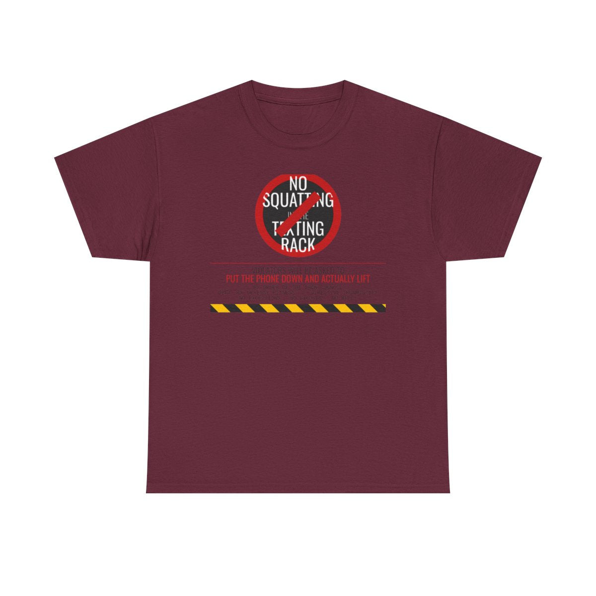 DoD Fitness - No Squatting Texting Rack Women's Tee