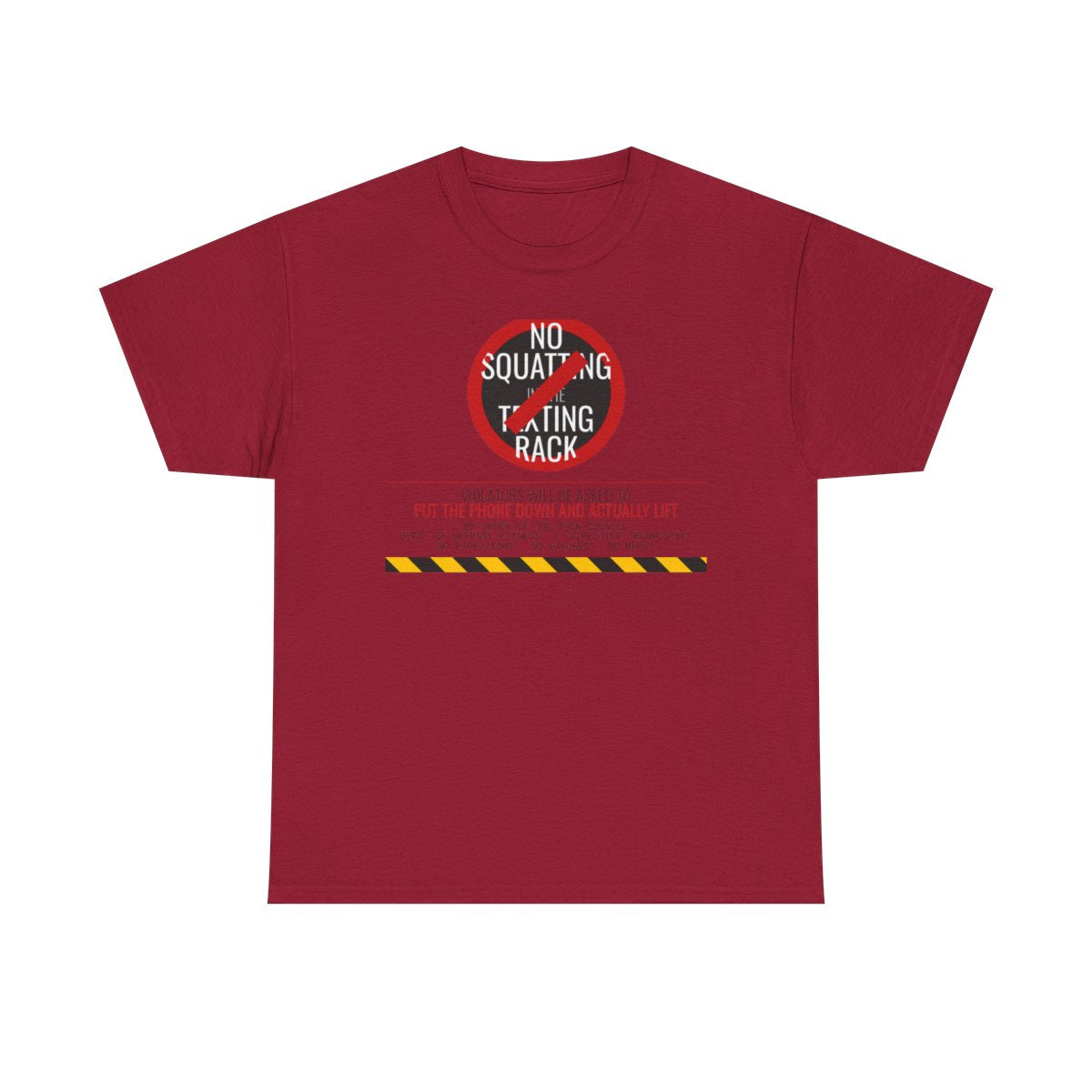 DoD Fitness - No Squatting Texting Rack Women's Tee