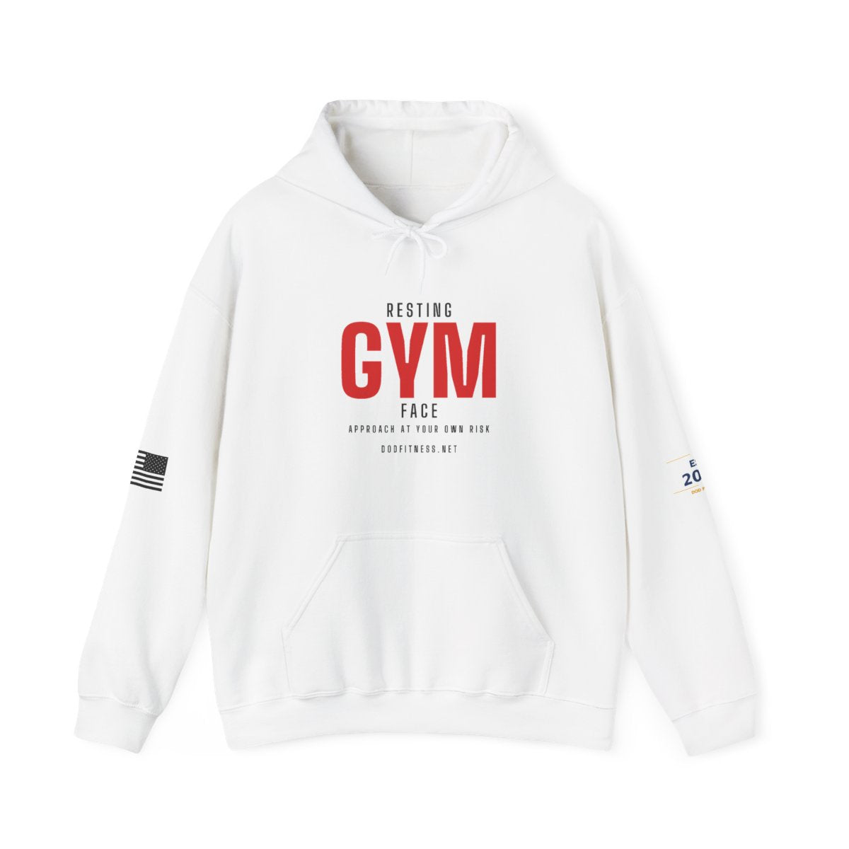 DoD Fitness - Resting Gym Face Hoodie