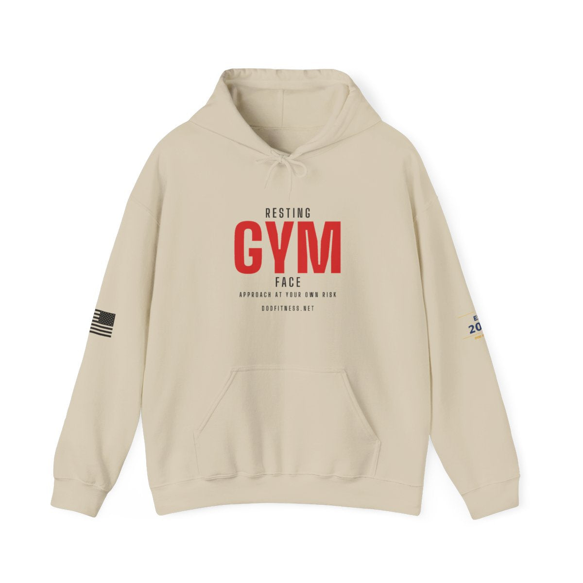 DoD Fitness - Resting Gym Face Hoodie