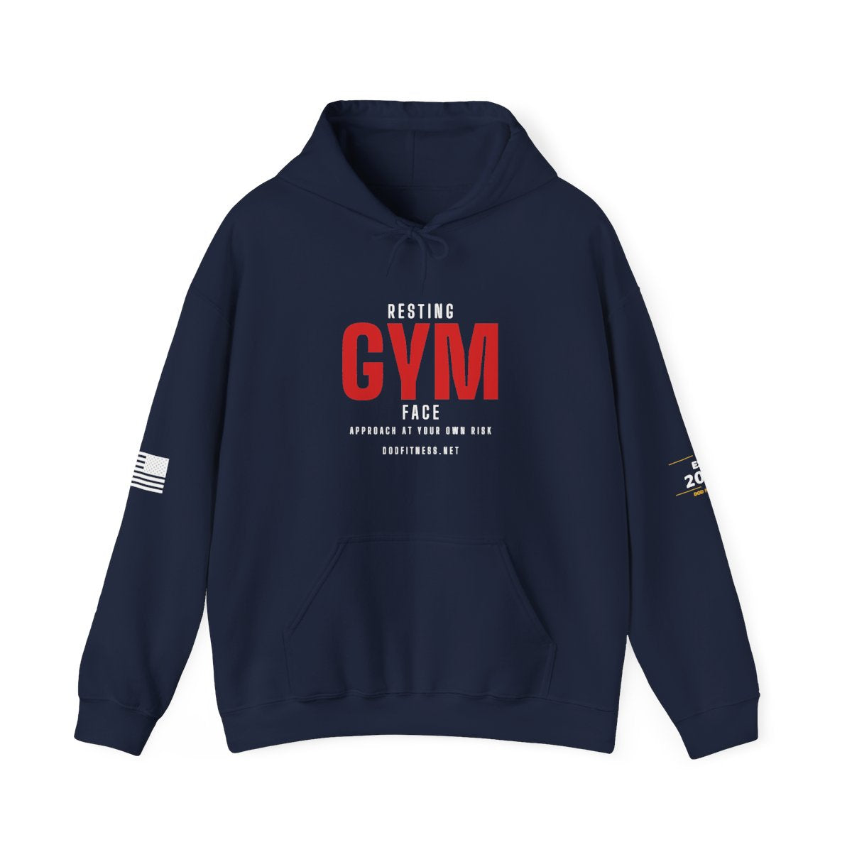 DoD Fitness - Resting Gym Face Hoodie