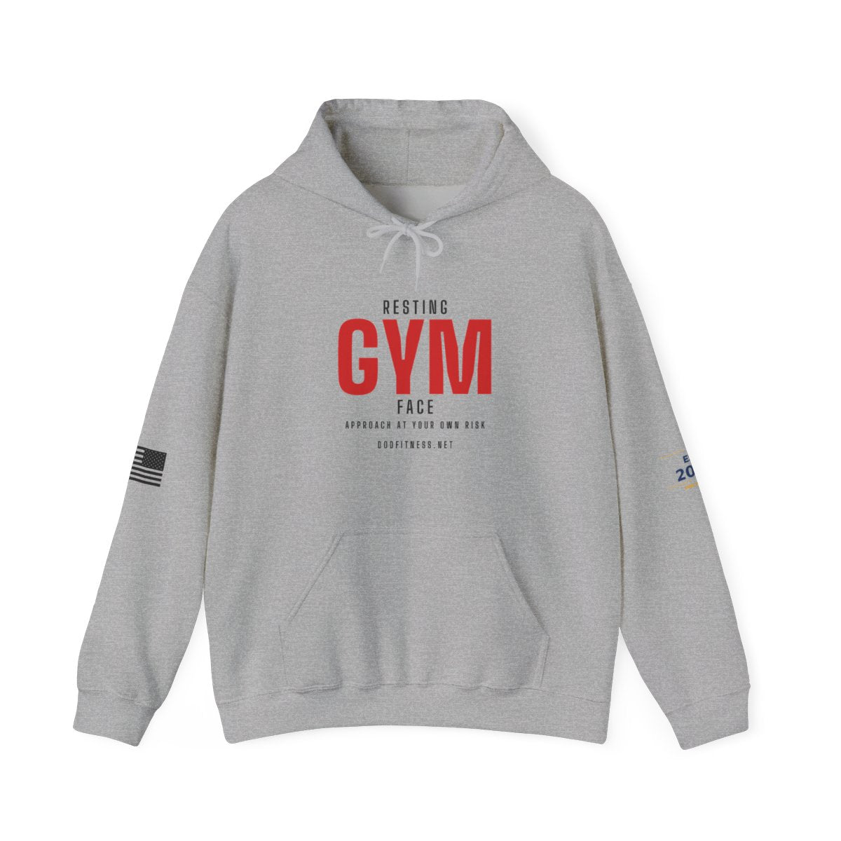 DoD Fitness - Resting Gym Face Hoodie