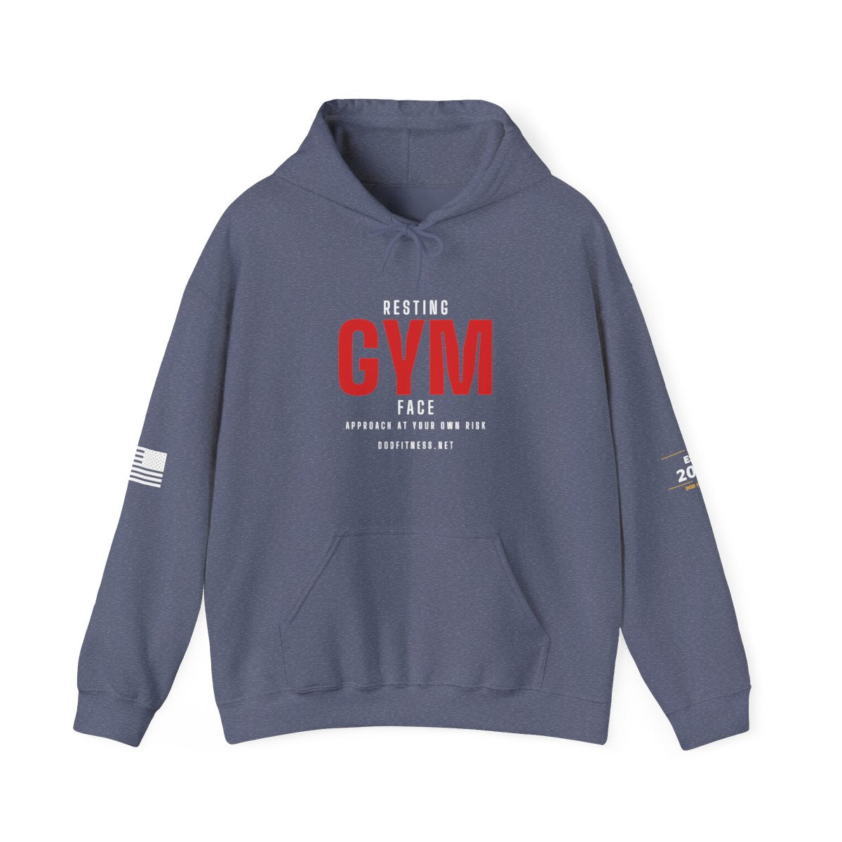 DoD Fitness - Resting Gym Face Hoodie