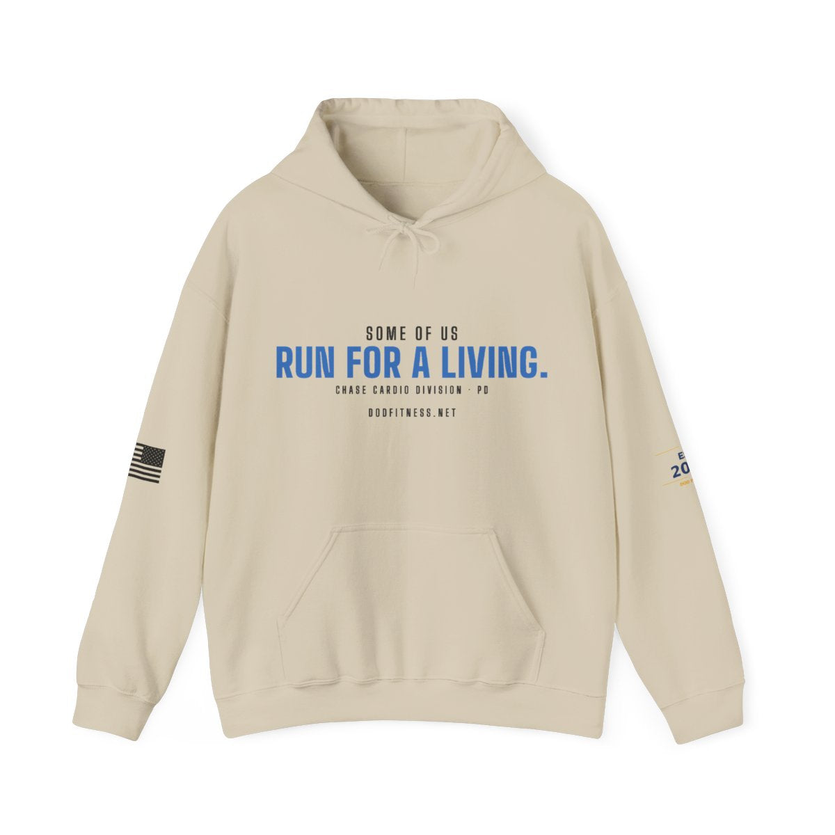 DoD Fitness - Run For A Living Hoodie