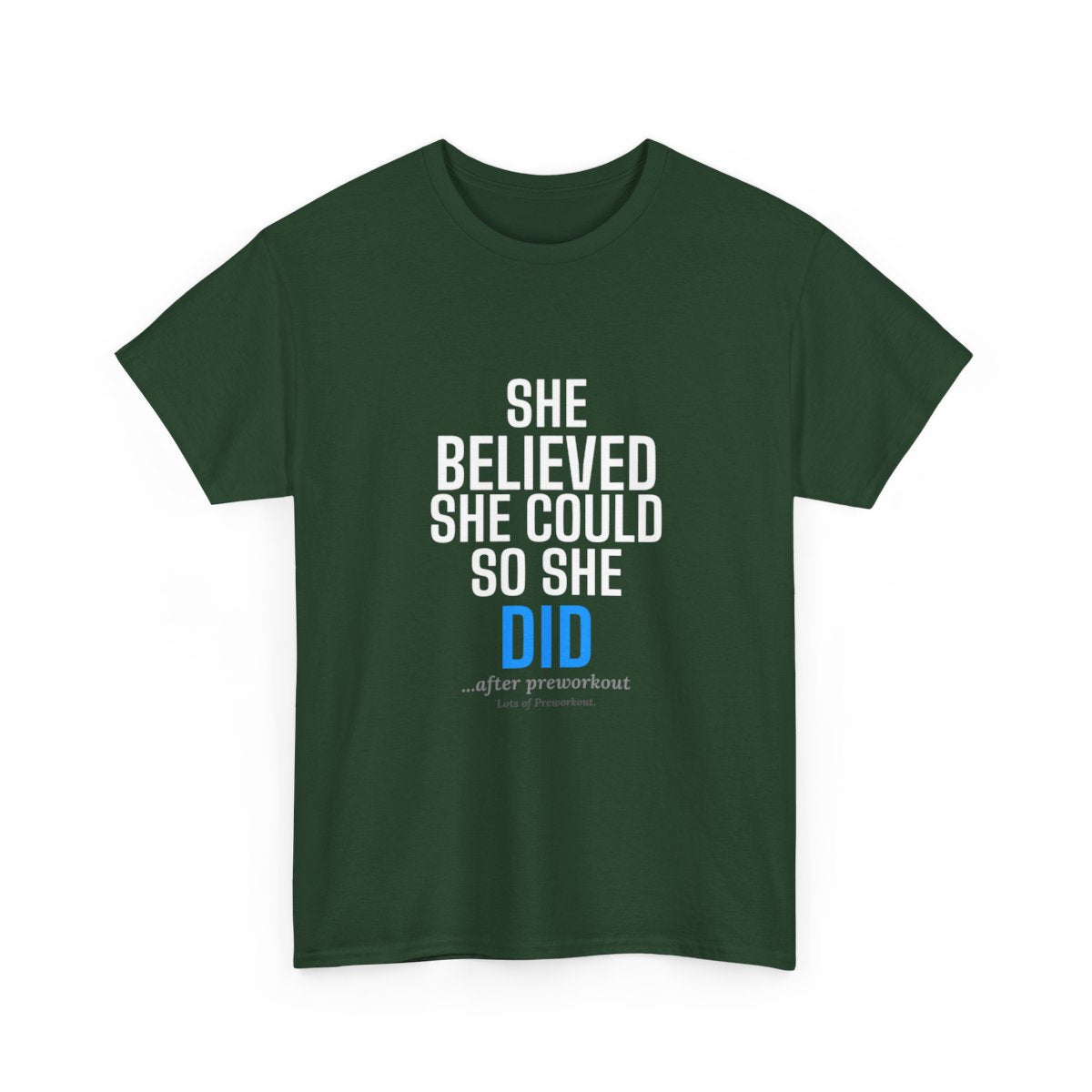 DoD Fitness - She Believed Women's Tee
