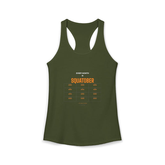 DoD Fitness - Squatober - 31 Days of Excuses Women's Tank
