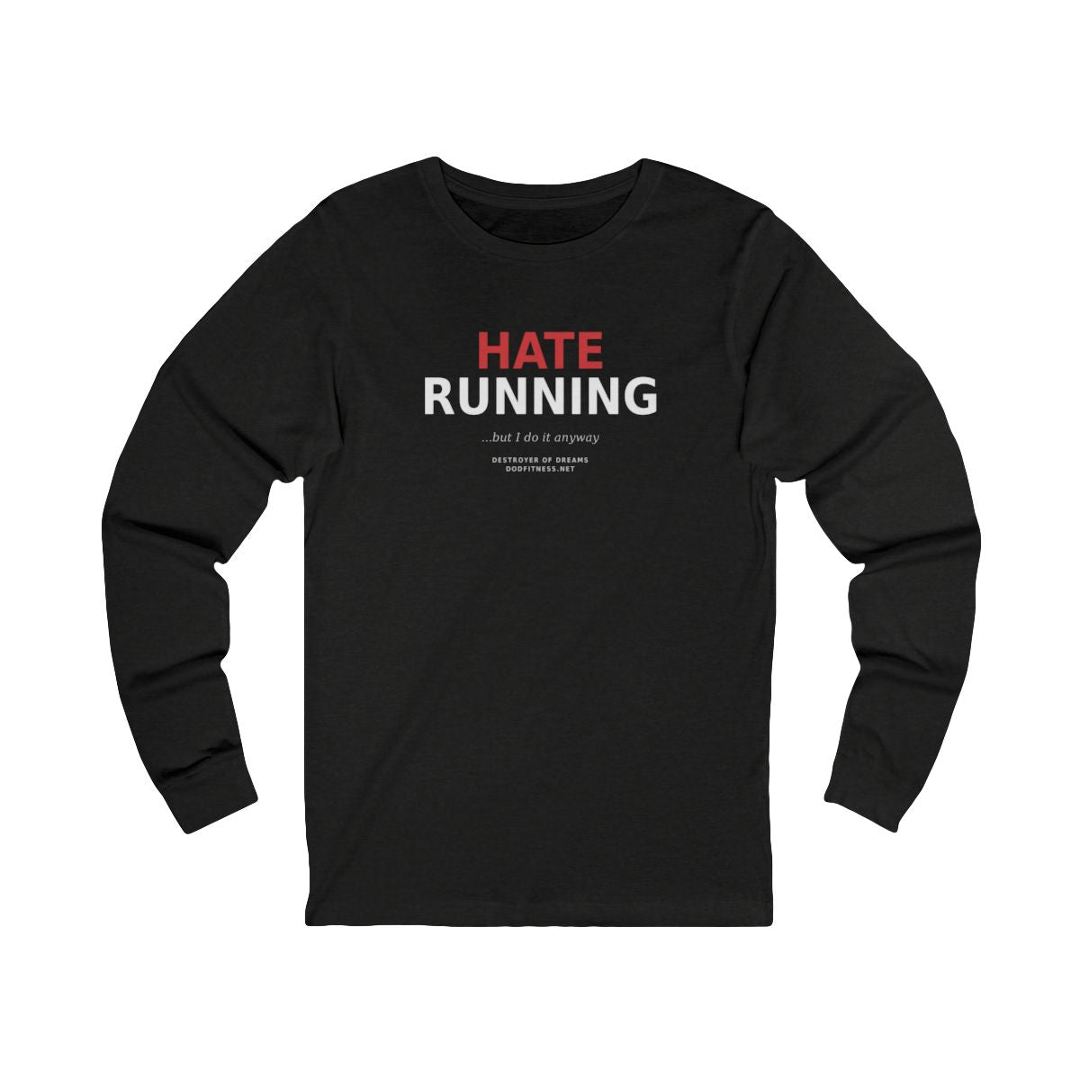 Still Not Running - Anti Cardio LS in Black Heather