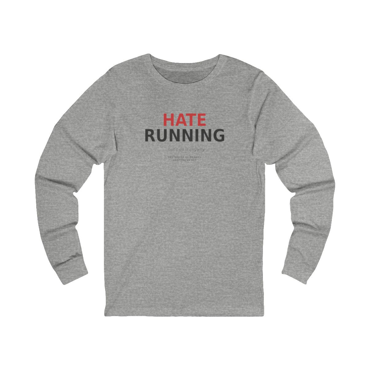Still Not Running - Anti Cardio LS in Athletic Heather