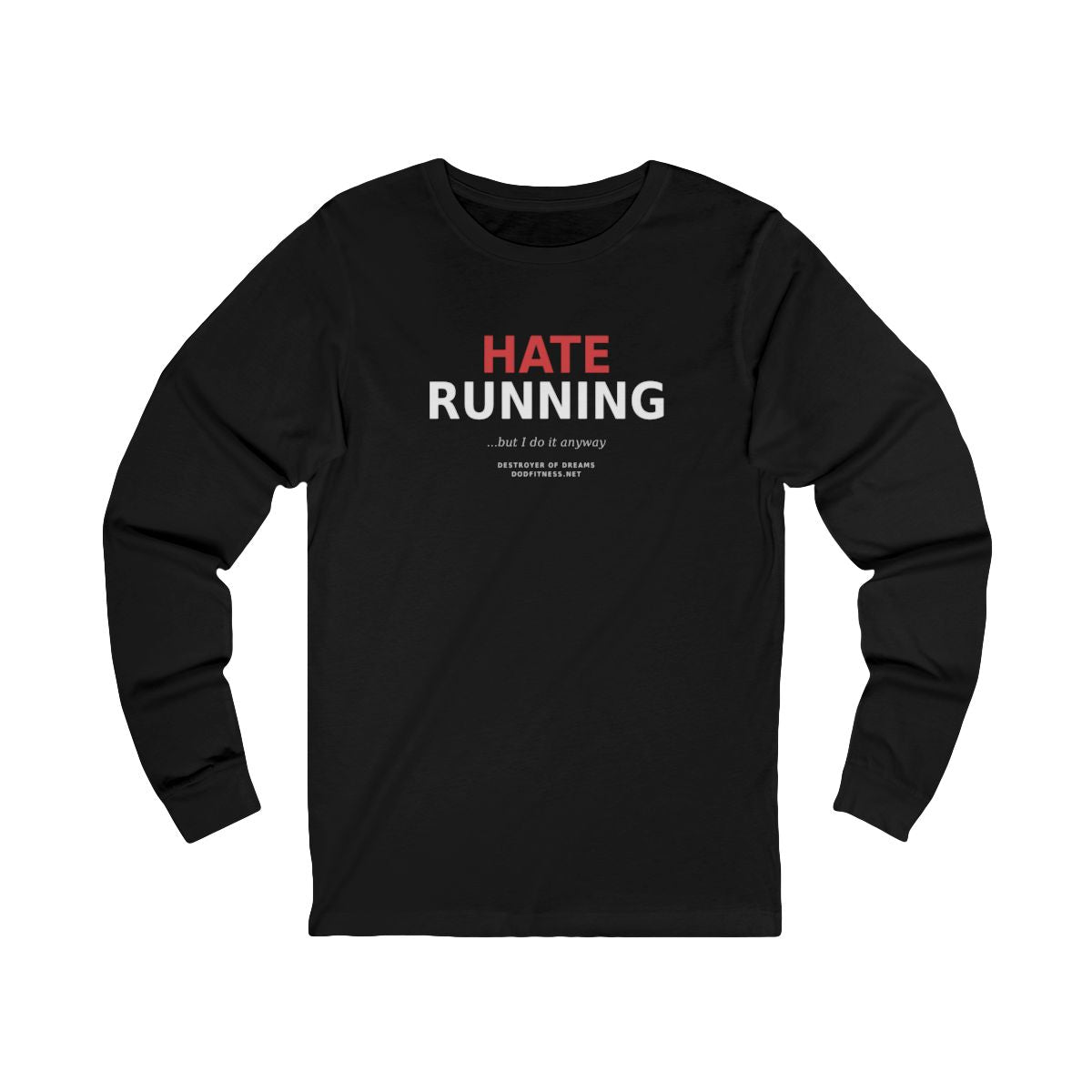 Still Not Running - Anti Cardio LS in Black