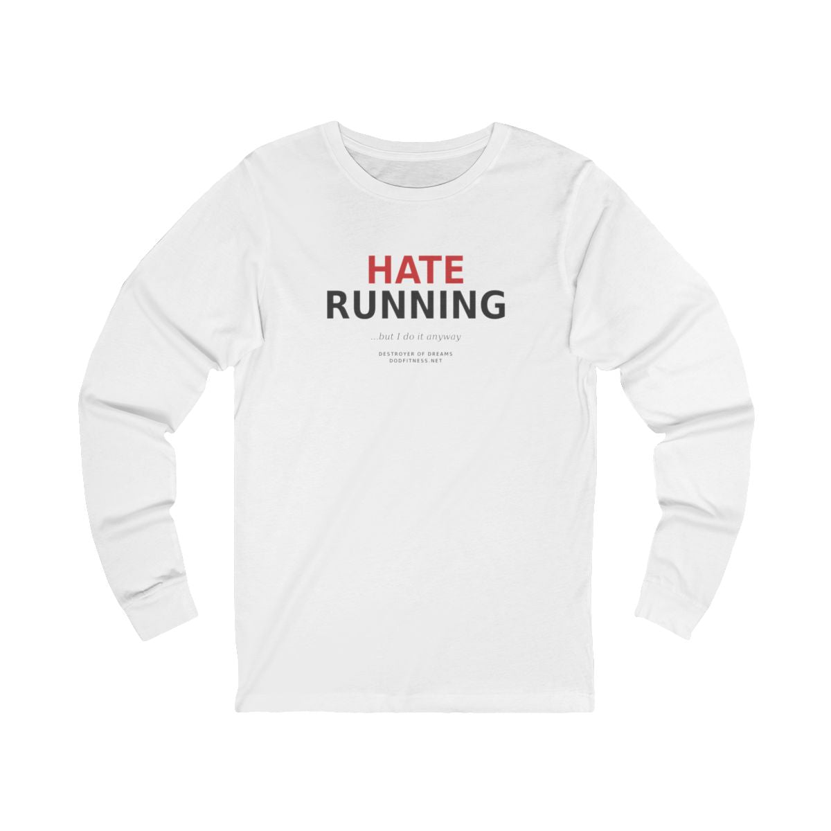 Still Not Running - Anti Cardio LS in White