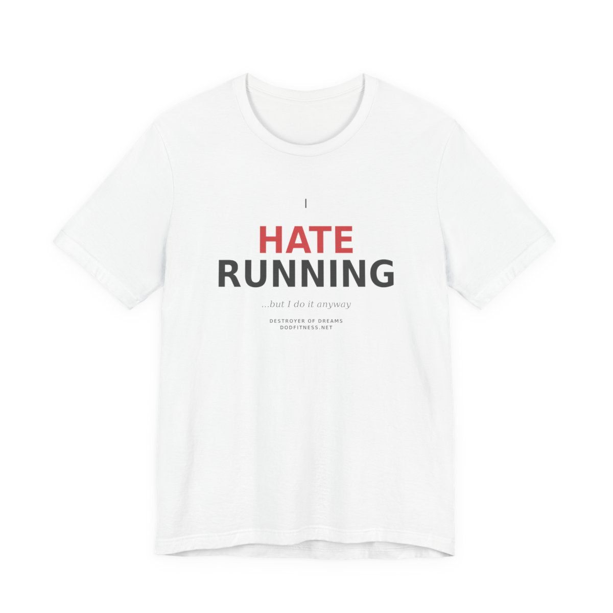 Still Not Running - Anti Cardio Mens Tee in White