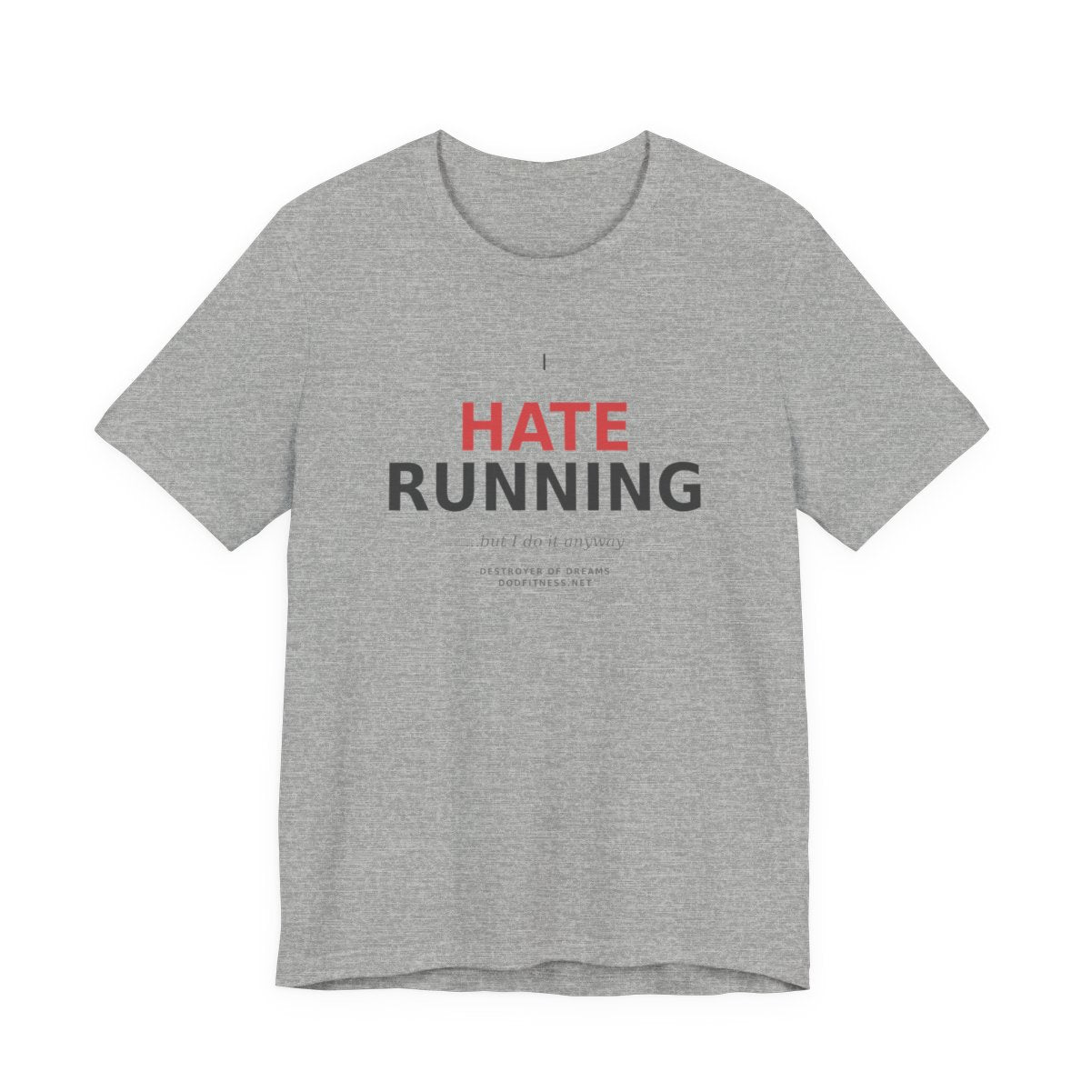 Still Not Running - Anti Cardio Mens Tee in Athletic Heather