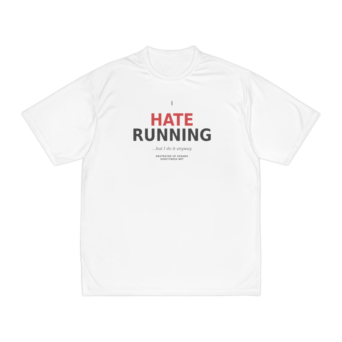 Still Not Running - Anti Cardio Moisture Wicking in White
