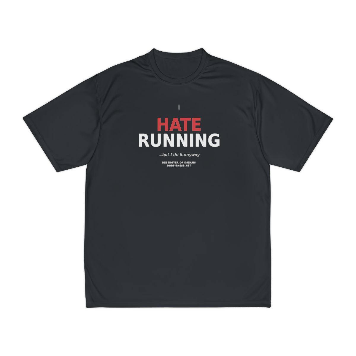 Still Not Running - Anti Cardio Moisture Wicking in Black