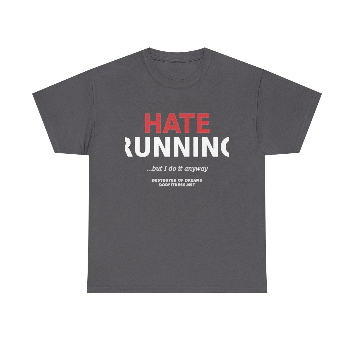 Still Not Running - Anti Cardio Womens Tee in Charcoal