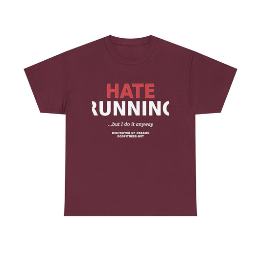 Still Not Running - Anti Cardio Womens Tee in Maroon