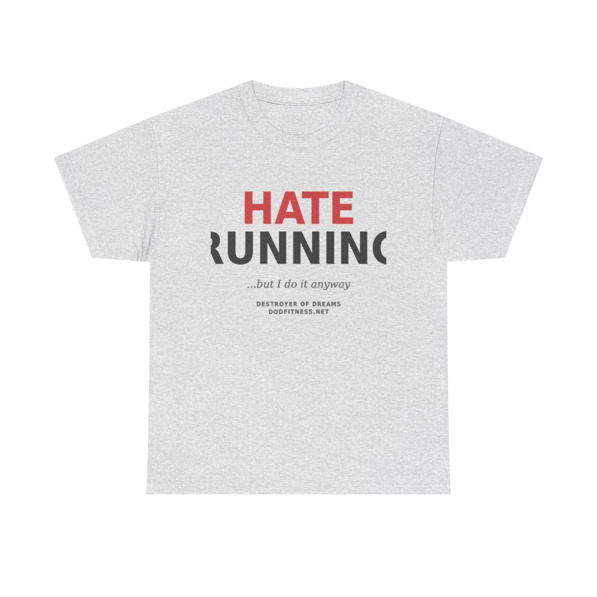 Still Not Running - Anti Cardio Womens Tee in Ash