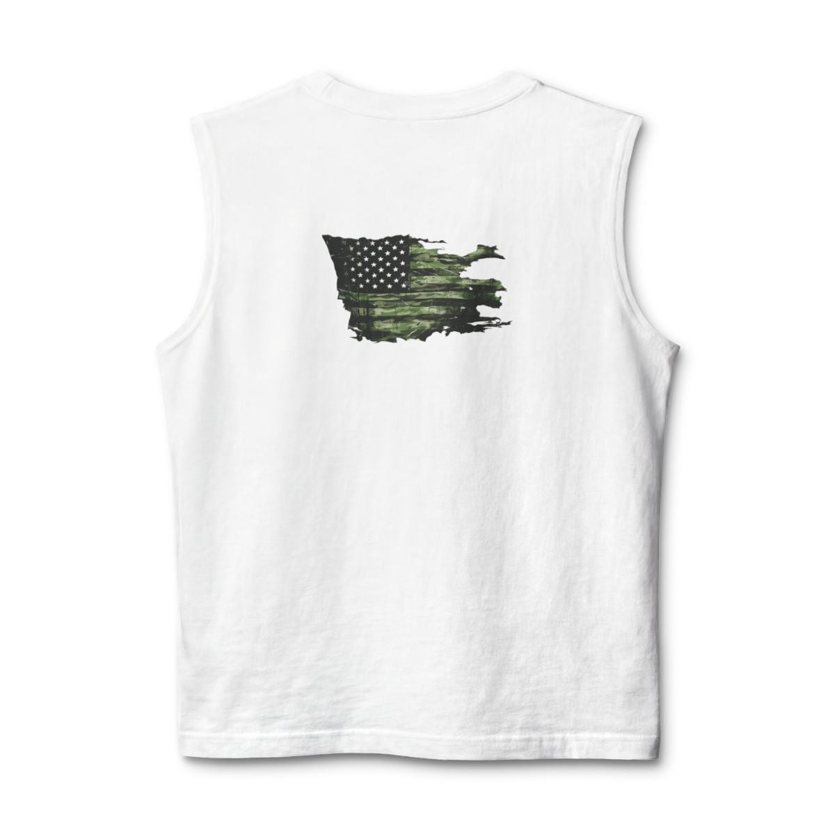 United We Serve - Military stringer tank - funny gym shirt by DoD Fitness