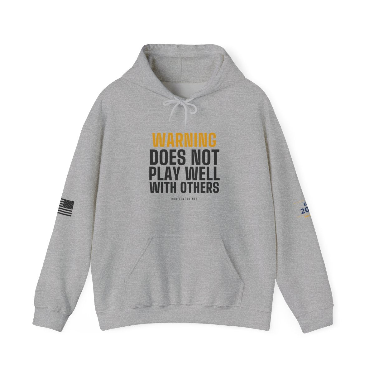 DoD Fitness - Warning Label Hoodie