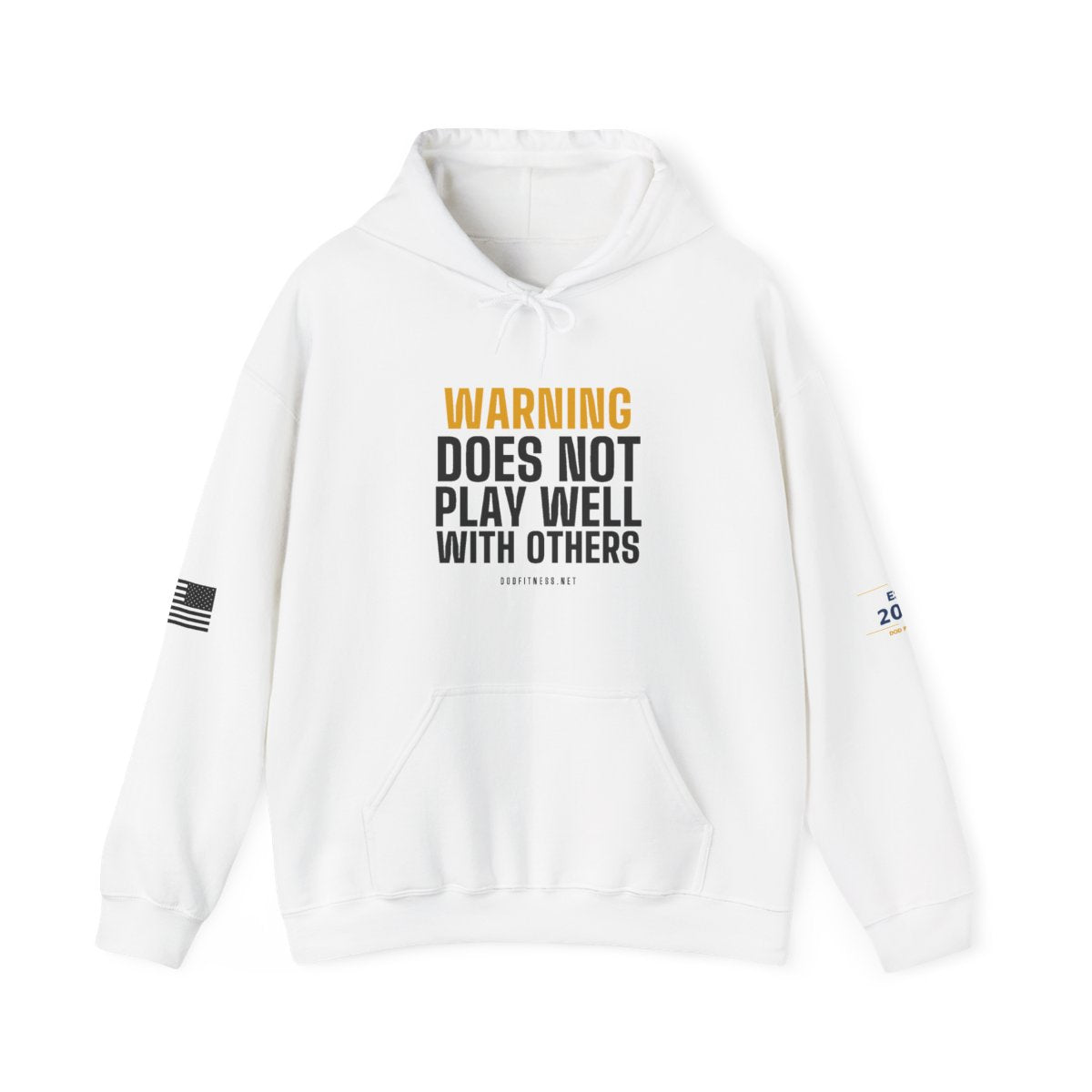 DoD Fitness - Warning Label Hoodie