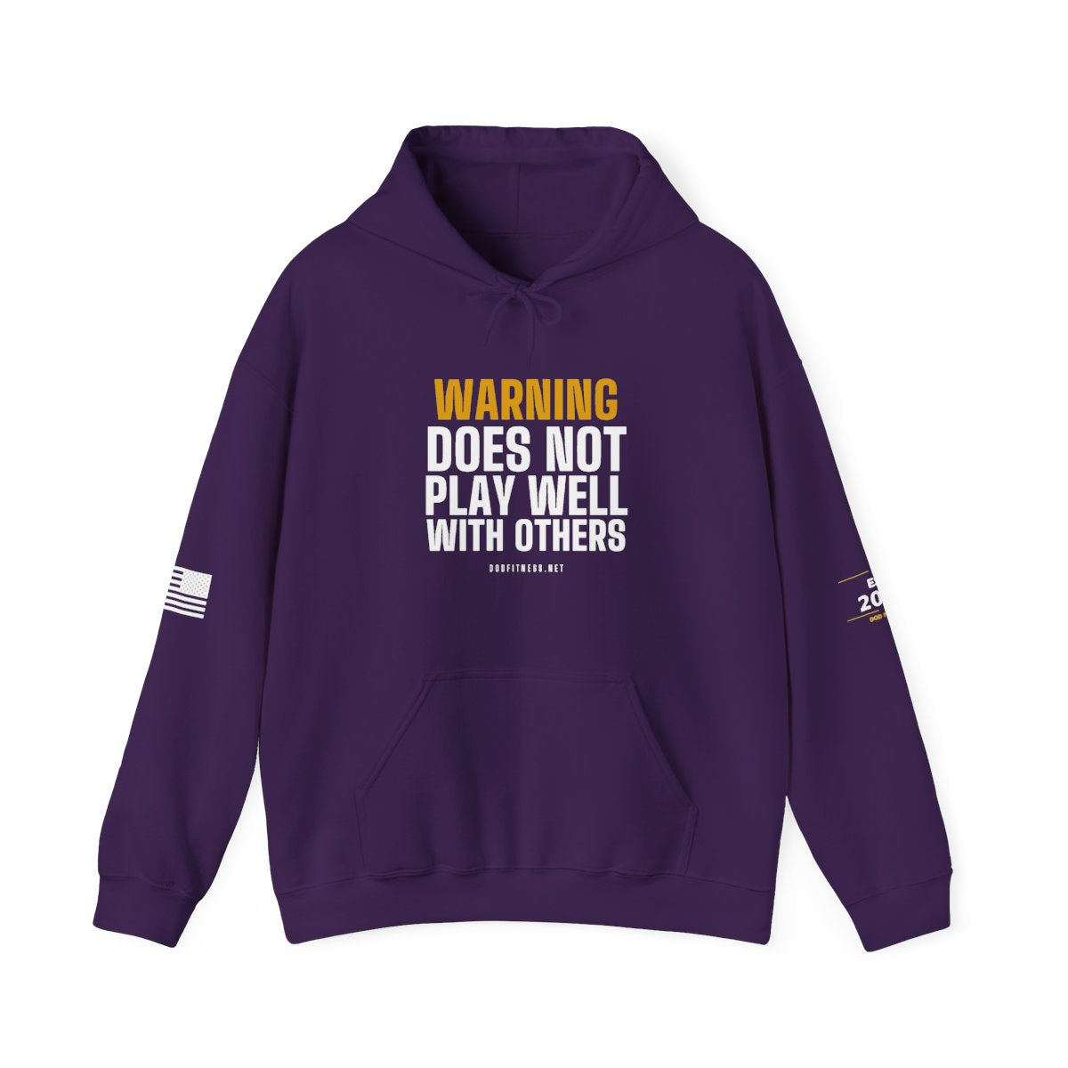 DoD Fitness - Warning Label Hoodie