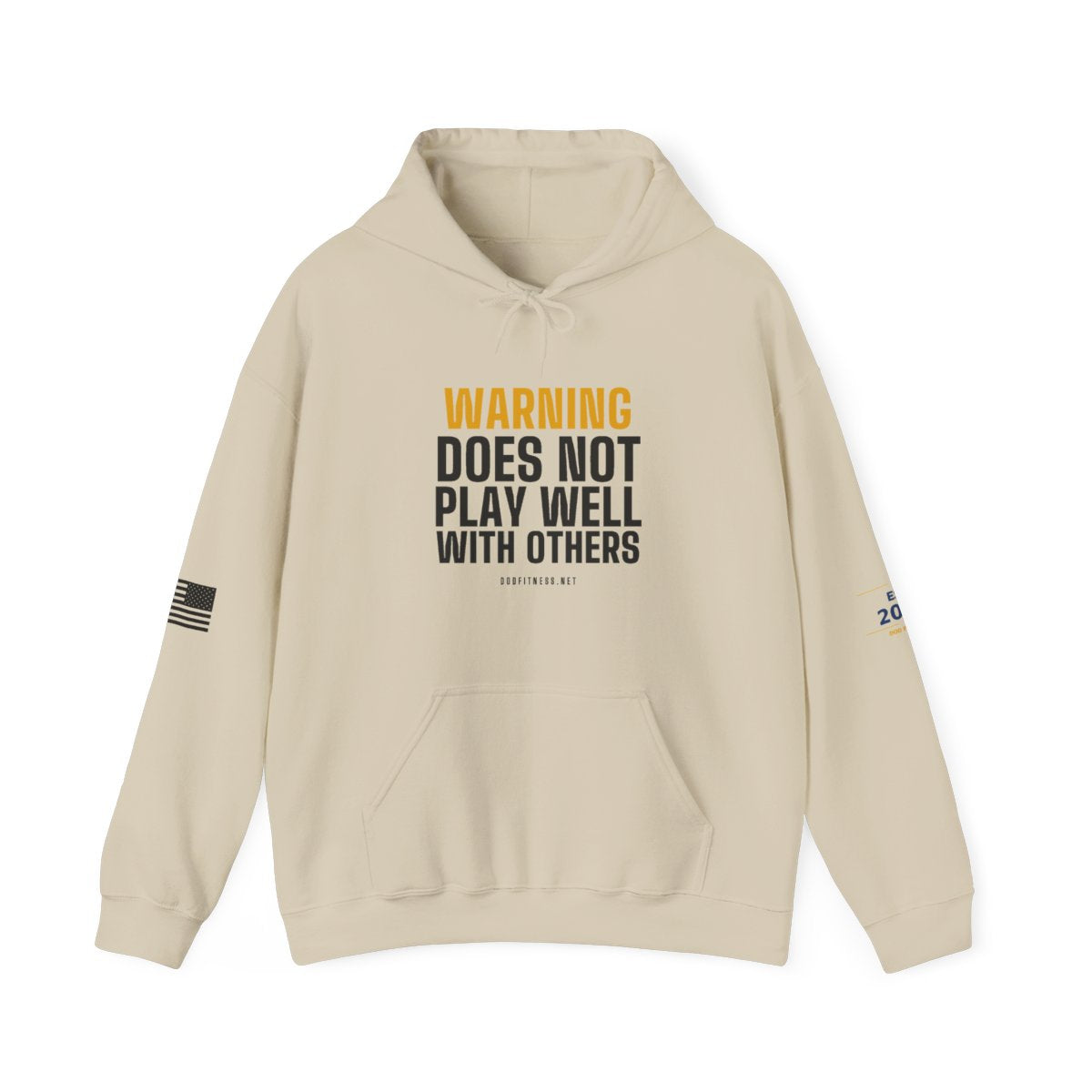 DoD Fitness - Warning Label Hoodie