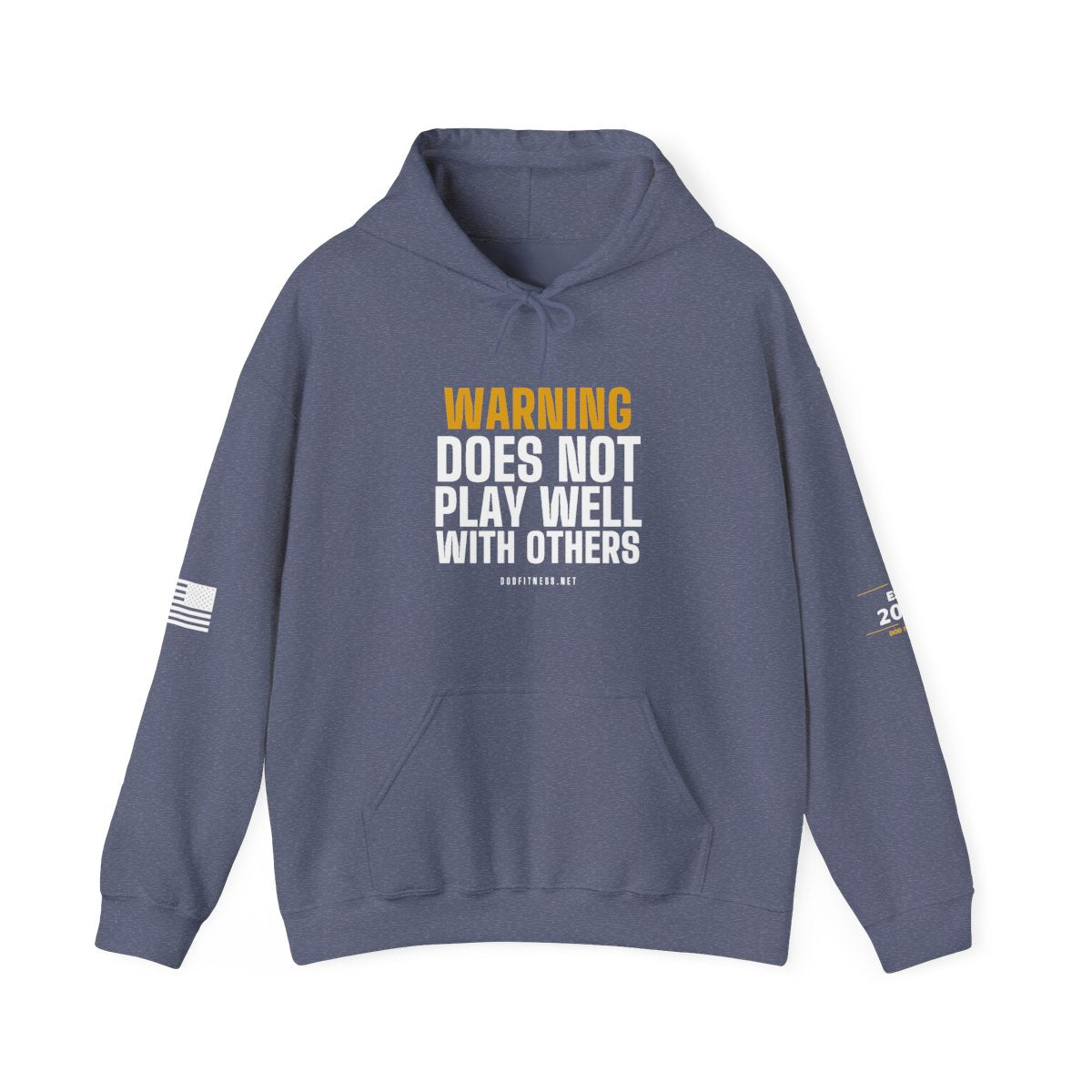 DoD Fitness - Warning Label Hoodie