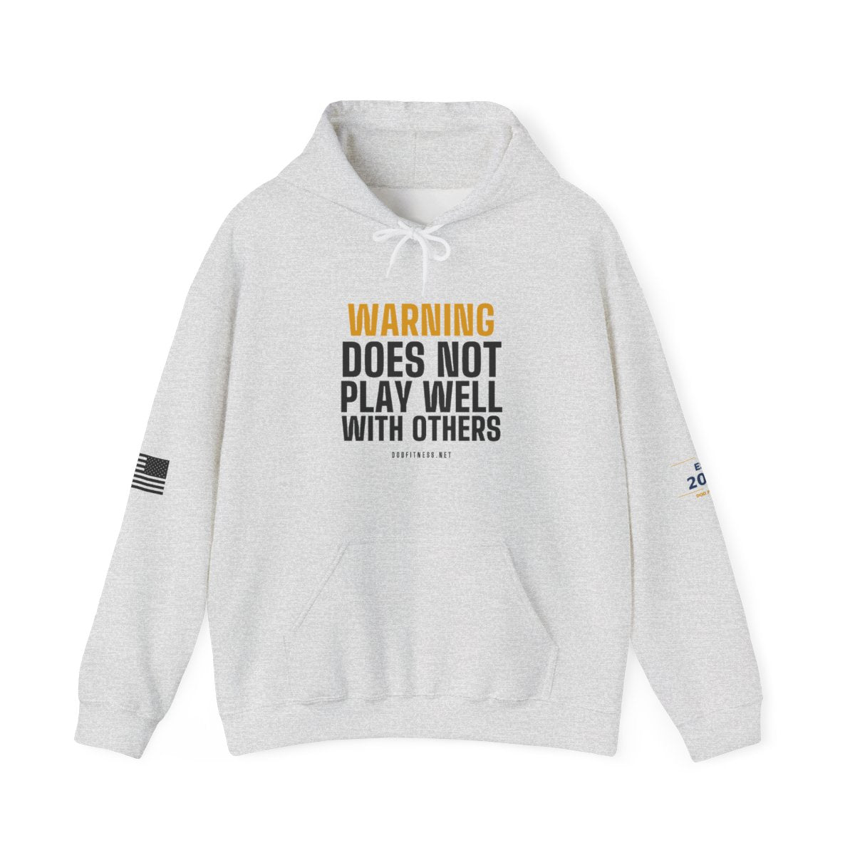 DoD Fitness - Warning Label Hoodie
