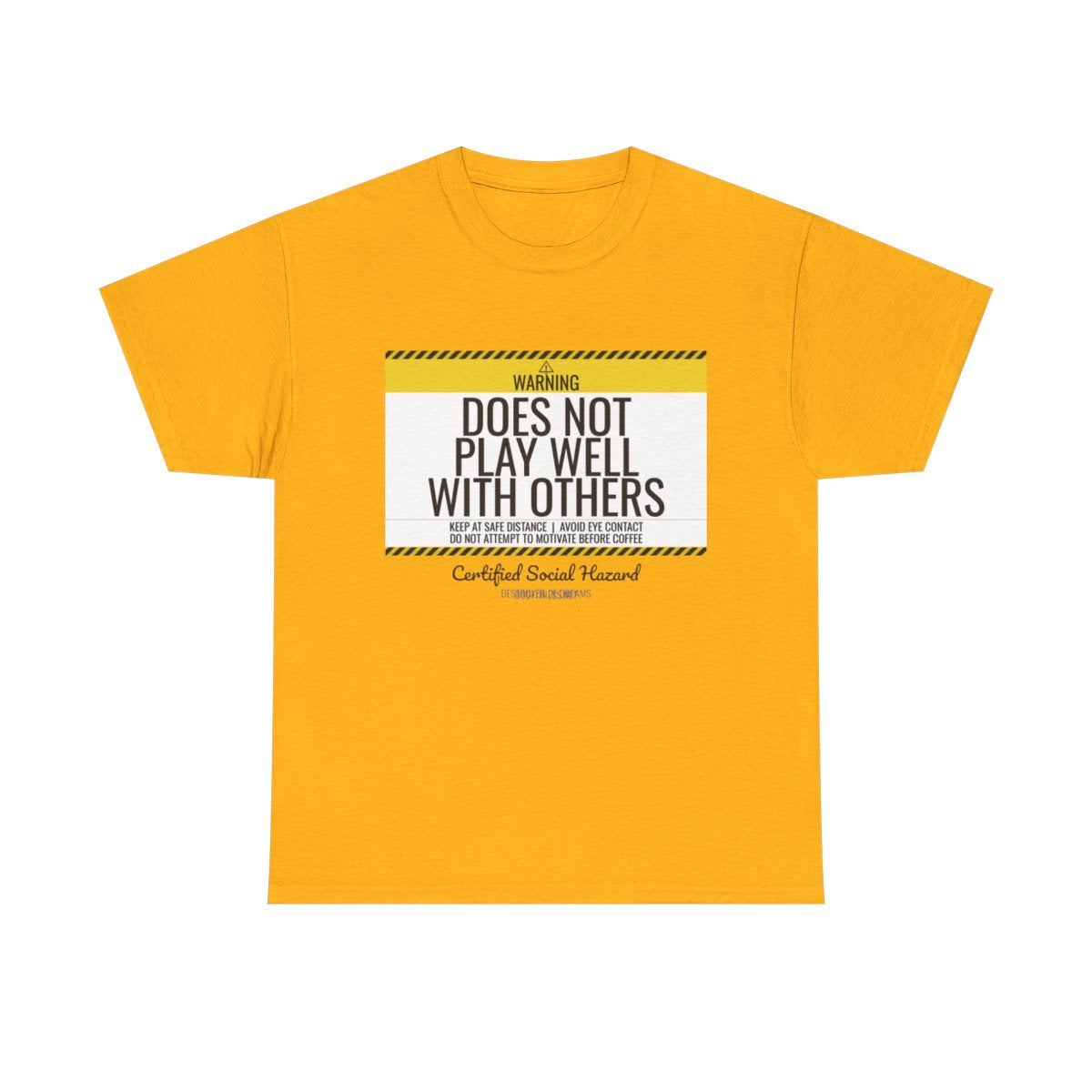 DoD Fitness - Warning Label Women's Tee