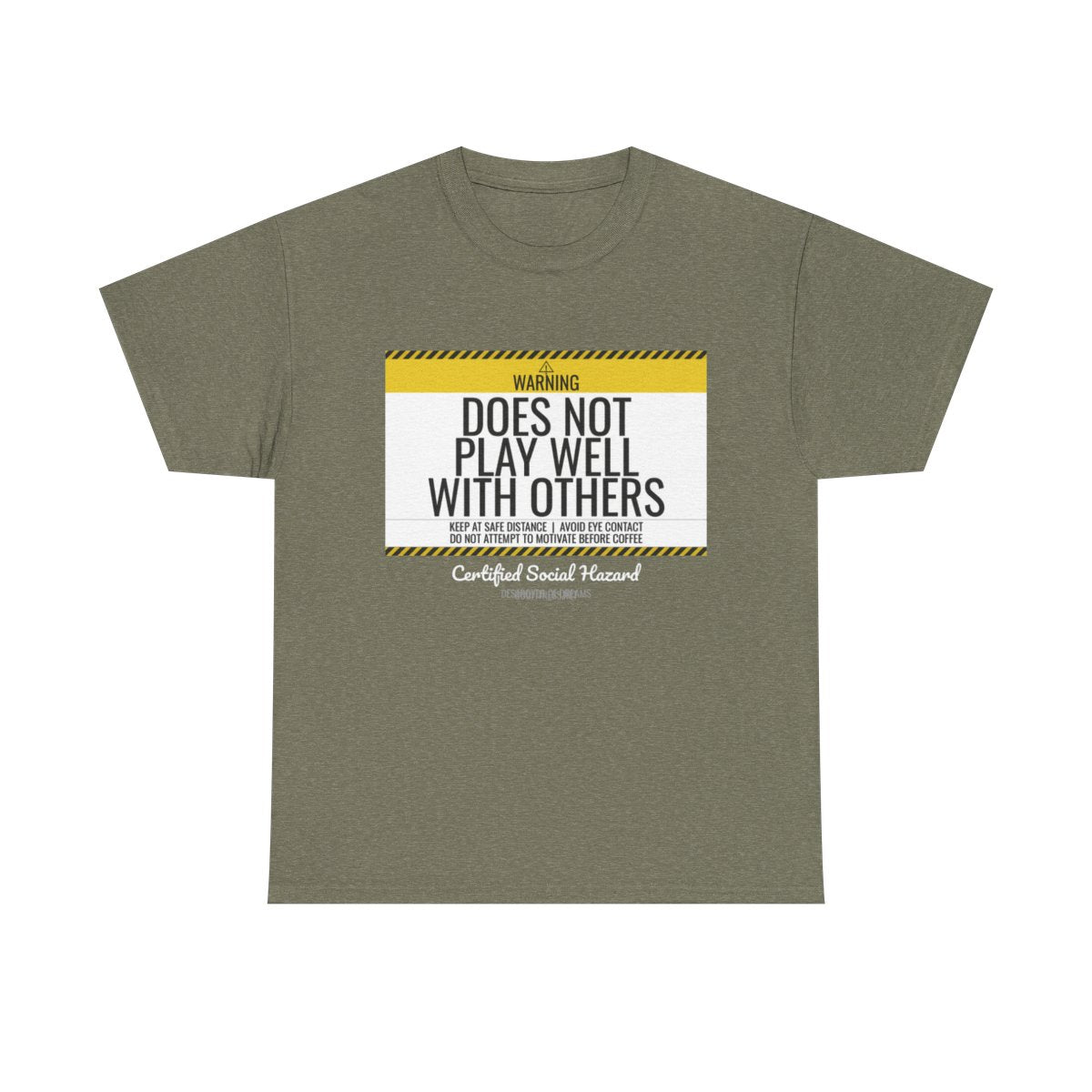 DoD Fitness - Warning Label Women's Tee