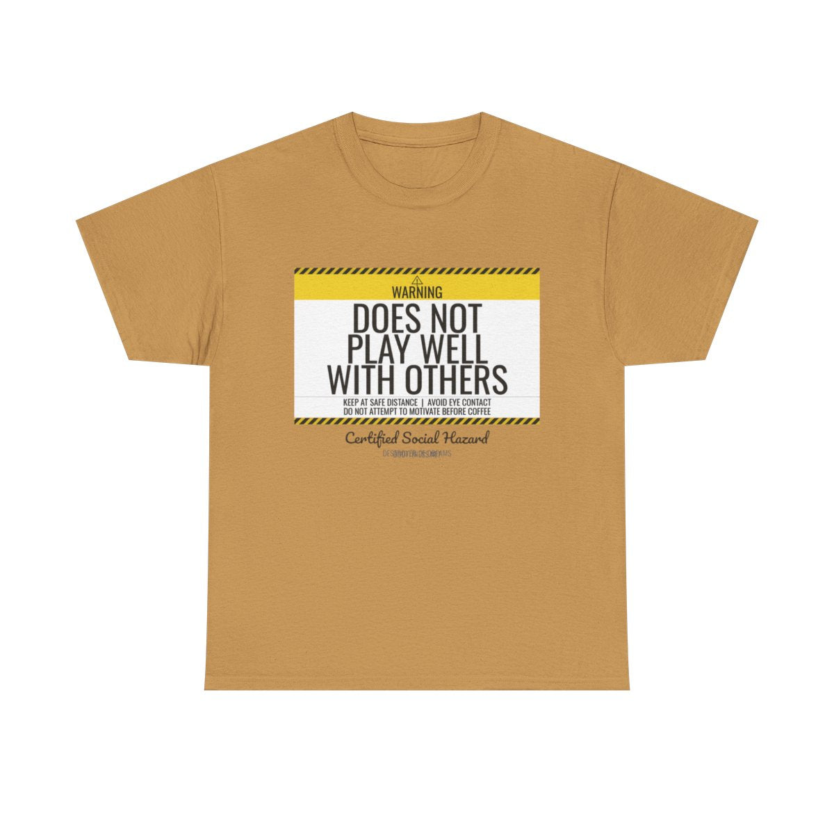 DoD Fitness - Warning Label Women's Tee