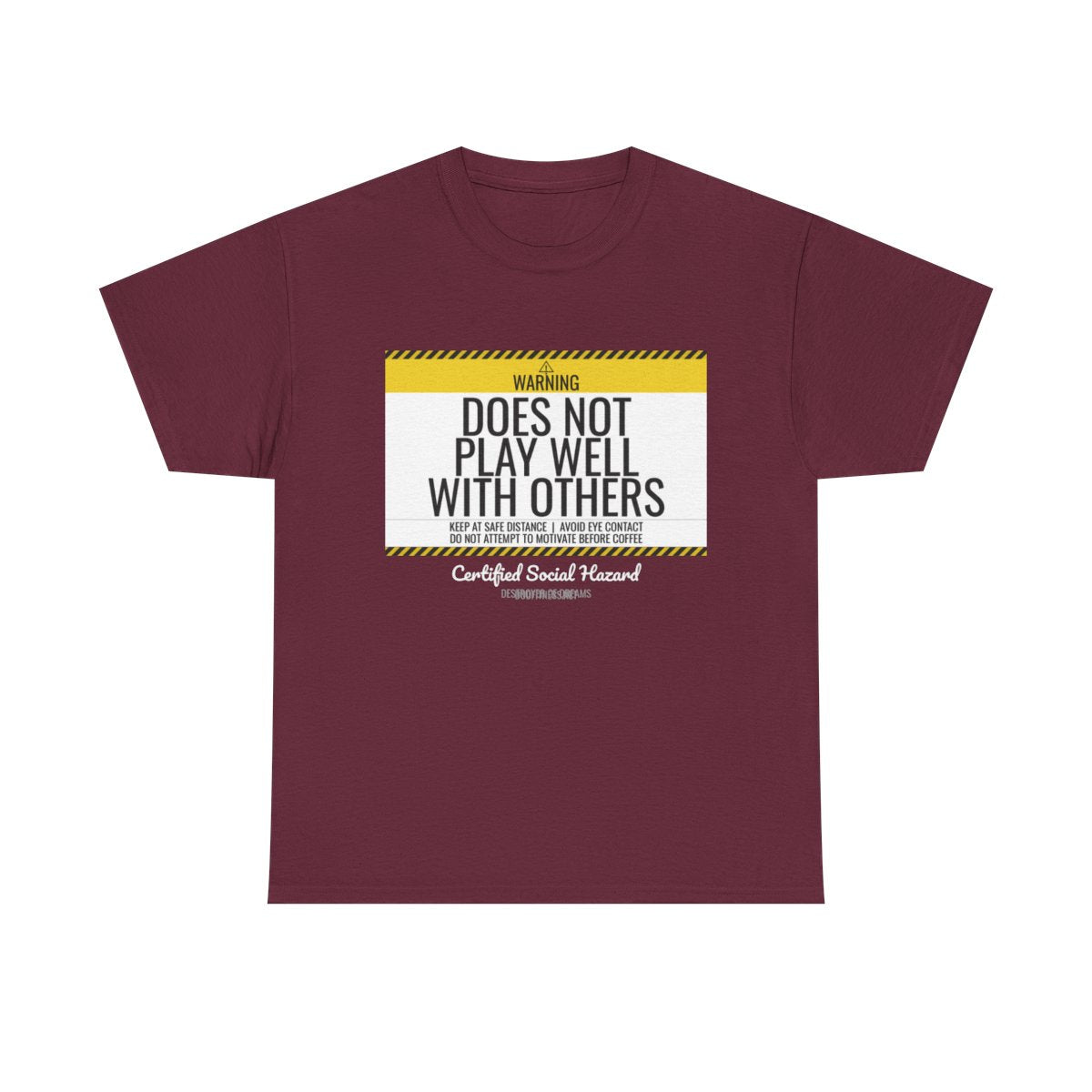 DoD Fitness - Warning Label Women's Tee