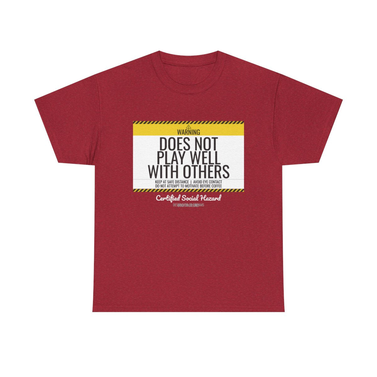DoD Fitness - Warning Label Women's Tee