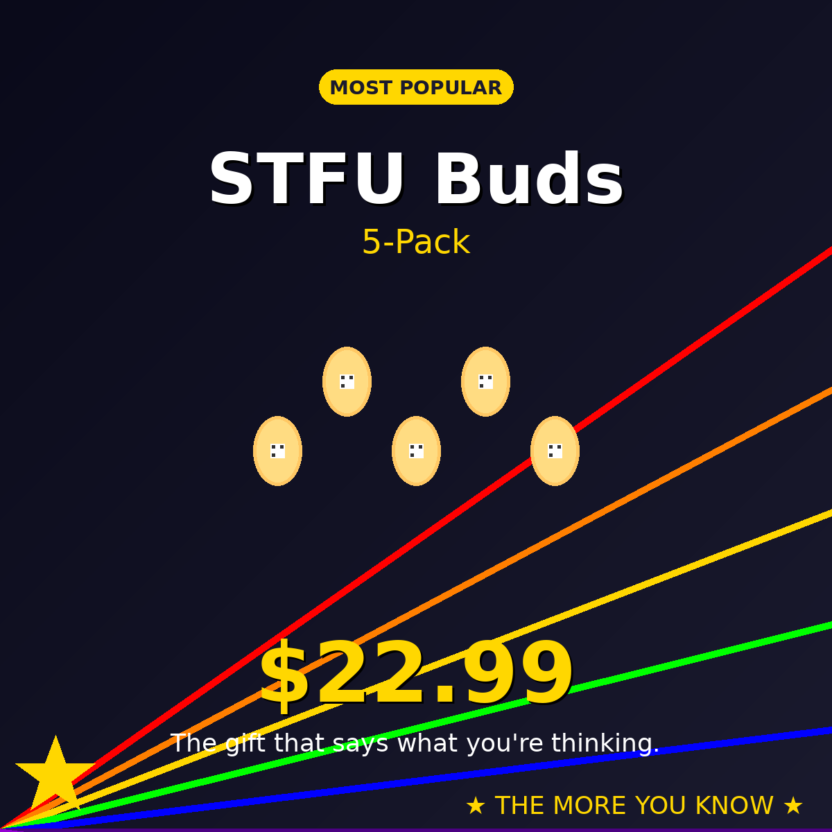 STFU Buds 5-Pack