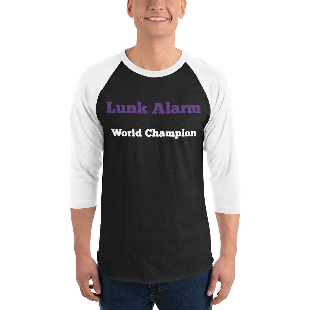 DoD Lunk Alarm 3/4 sleeve raglan shirt