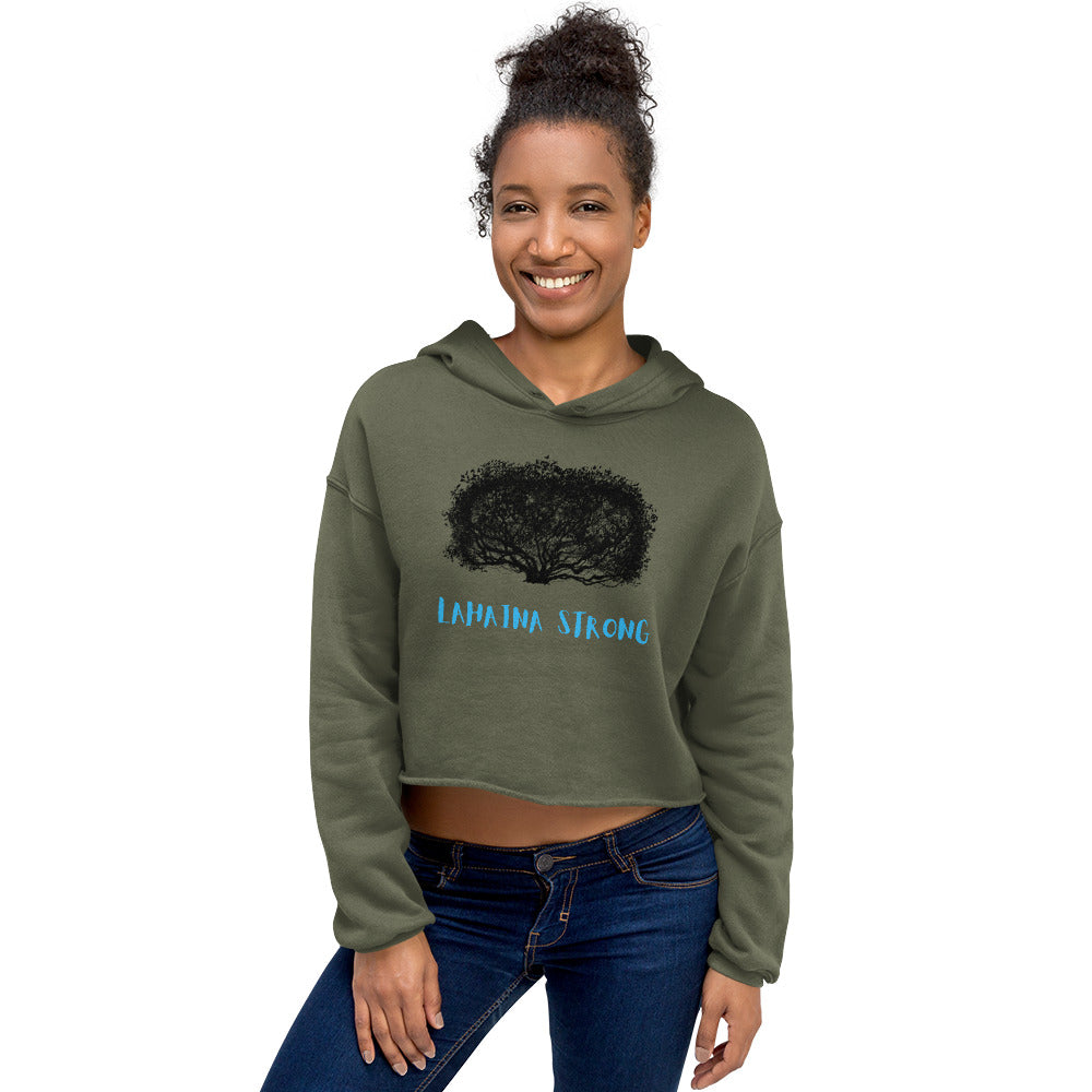 Lahaina Strong Crop Hoodie