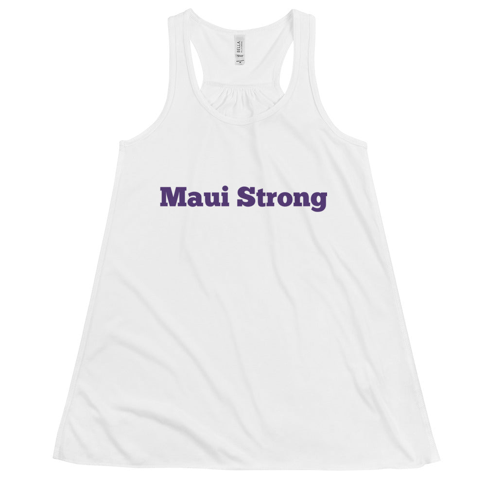 Maui Strong Women's Flowy Racerback Tank