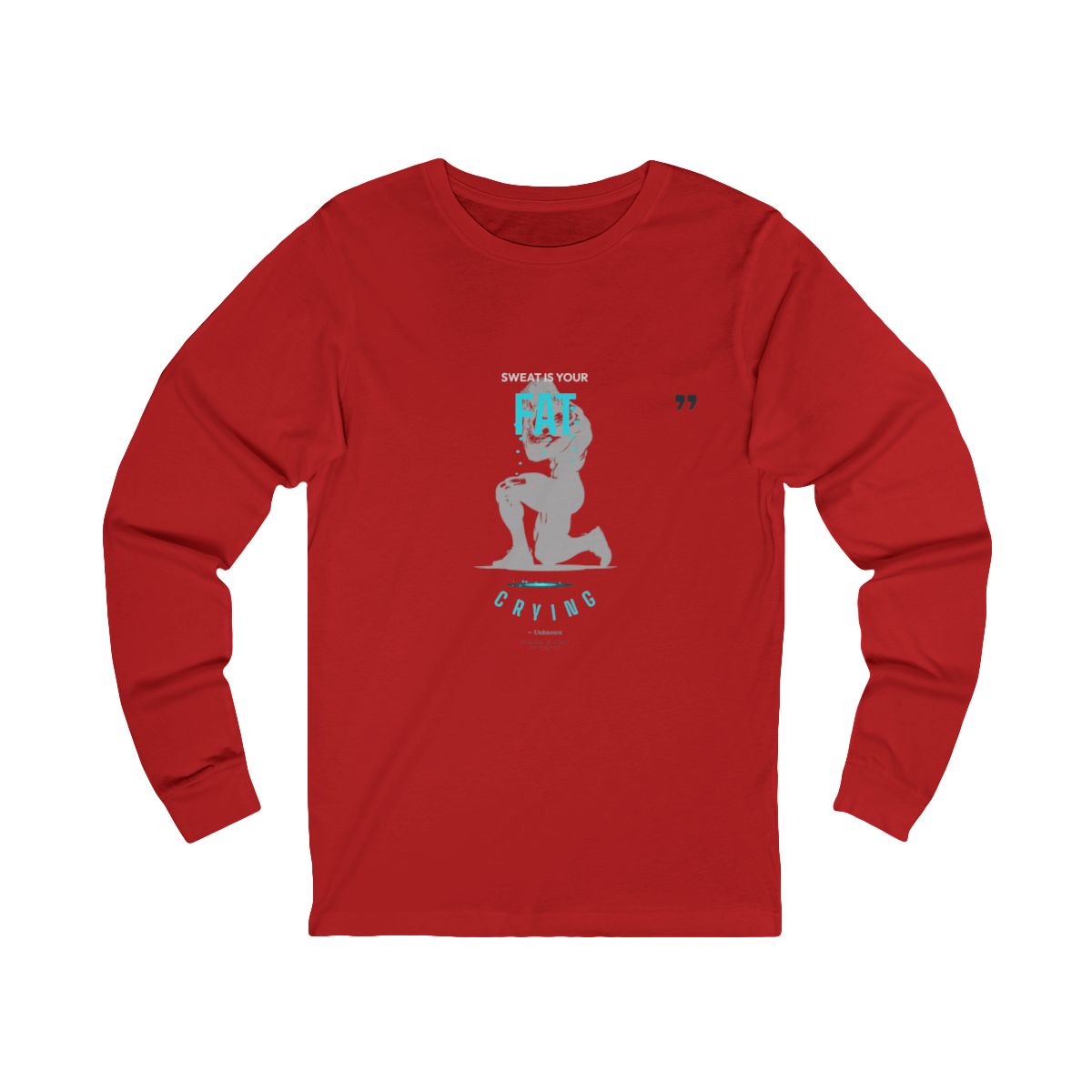 DoD Fitness - Fat Crying Frown LS